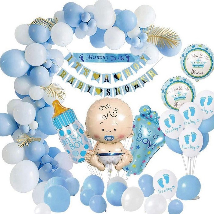 뷰라뷰 베이비샤워 남아 여아 파티 풍선 세트