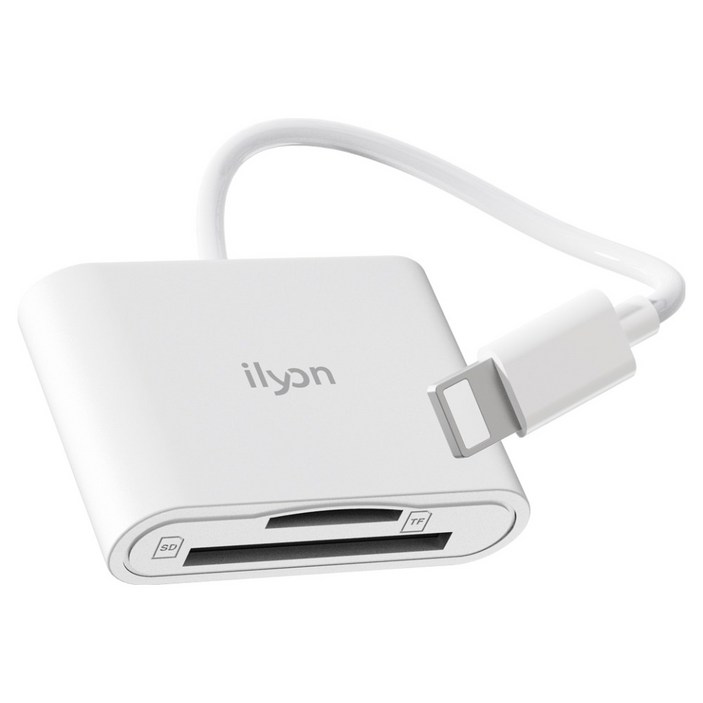 일리온 8핀 OTG 2in1 멀티 카드리더기 TF Micro SD카드 케이블
