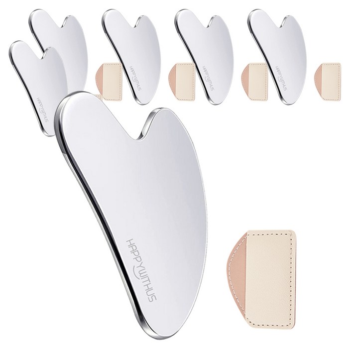 해피위더스 스테인레스 하트 괄사 마사지기