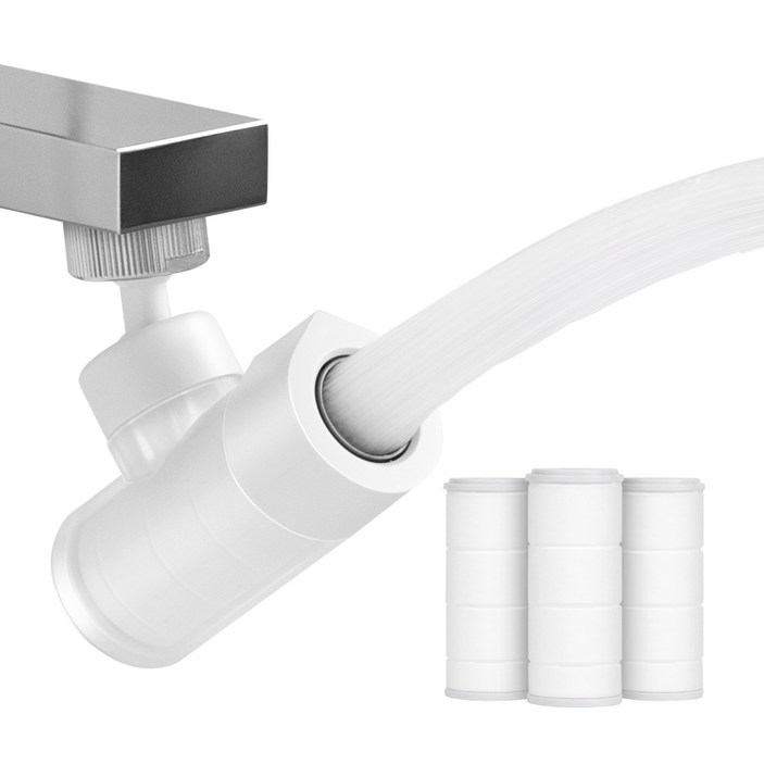 해피달링 시그니처 세면대 수도꼭지  필터 3p 세트 소프트화이트