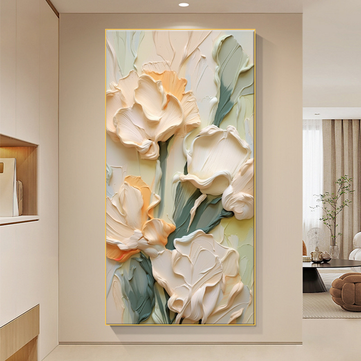 썬앤드림 플라워 아트 패널 거실 벽 인테리어 액자