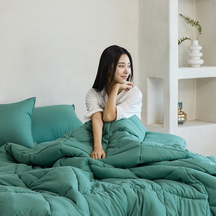 소리없는 알러지케어 차렵 이불+패드+베개 겨울 사계절 이불 침구 세트