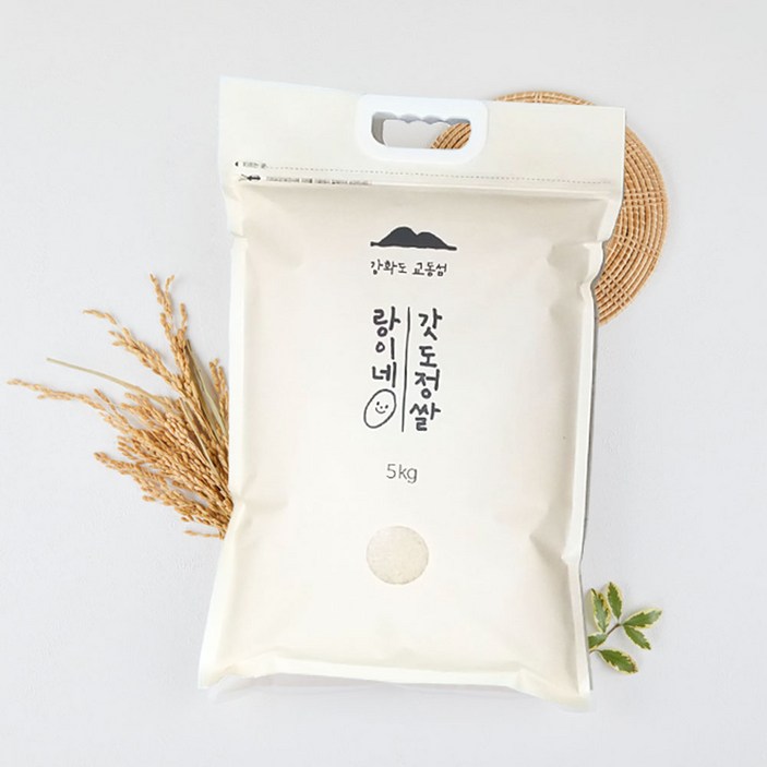 백미 24년 햅쌀 강화섬쌀 5Kg  매일 오전 도정하는 교동섬 랑이네 갓 도정쌀  100 단일미  정미소 직판, 1개
