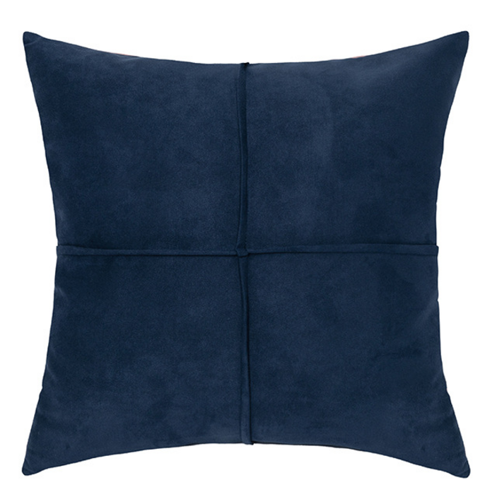 빅무드 카라 벨벳 쇼파 쿠션 국산솜포함, 네이비