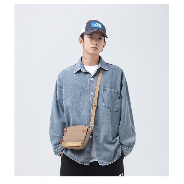 유루 남녀공용 클래식 데님 셔츠 J3592 유루 남녀공용 클래식 데님 셔츠 J3592
