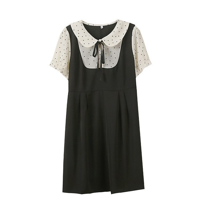 빅사이즈원피스 여자 롱 긴팔 가을 심플 겨울 하객룩 편한