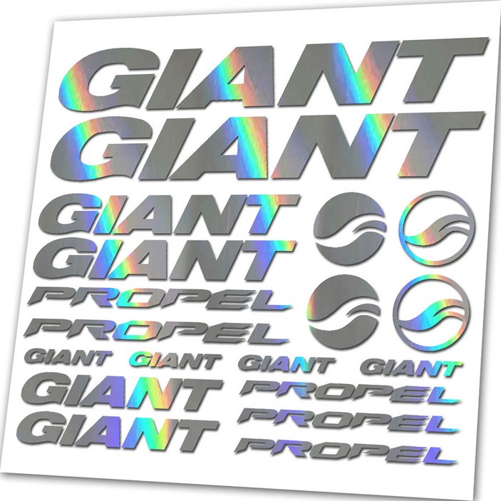 GIANT PROPEL 스타일 자전거 프레임 사이클링 그래픽 비닐 스티커데칼 키트, Mt