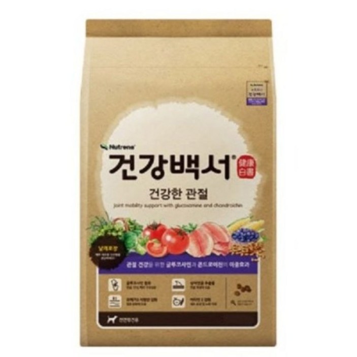 건강백서 강아지 기능성 사료, 뼈관절강화, 10.2kg, 1개 건강백서 강아지 기능성 사료, 뼈관절강화, 10.2kg, 1개