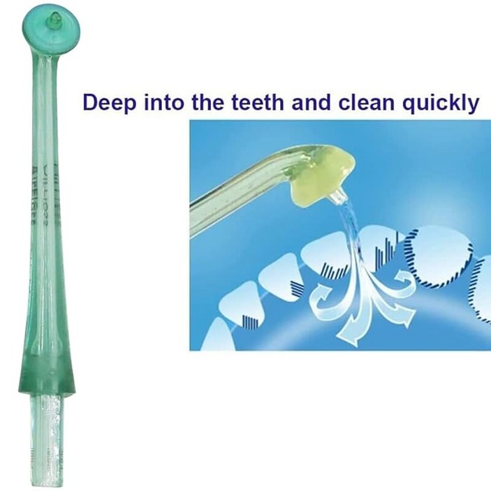 BAAQII 2개 필립스 소닉케어 에어플로스 HX8111 HX8012 HX8111 HX8140 HX8255 HX8181 HX8240 HX8241 치간플로서 노즐용교체용구강세척노즐