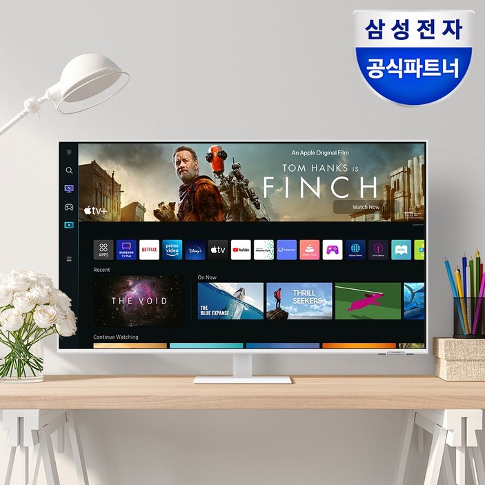 삼성전자 스마트모니터 M7 S43DM701 화이트 107.9cm 4K UHD, 109.22cm, S43DM701