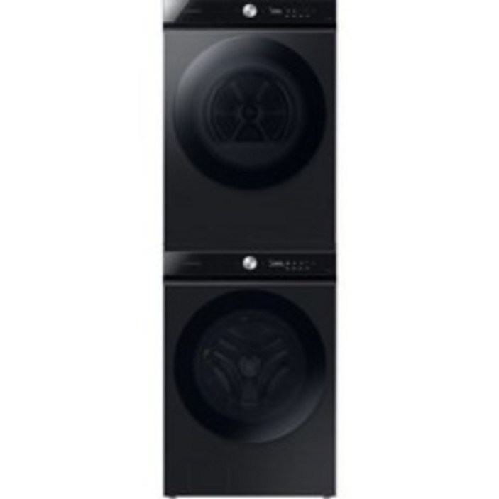 삼성전자 BESPOKE 그랑데 AI 직렬설치 세탁기  건조기 패키지 세트 WF21B6400KW7L 21kg  17kg  상단 설치 키트 방문설치