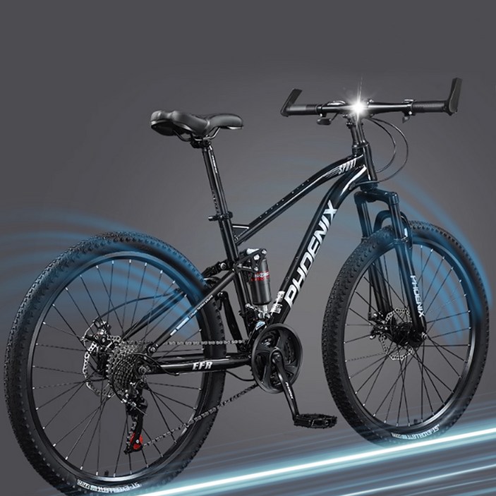 코브렉스 프리미엄 MTB 자전거 마운틴 산악 바이크 출퇴근 성인 남녀공용 오프로드, 1개, 183cm, 블랙27단