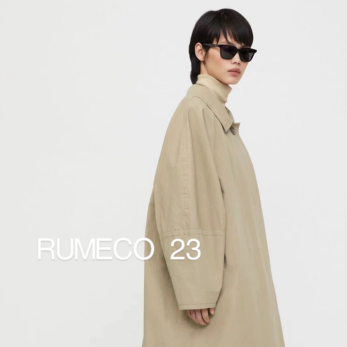 루메코23 오버핏 트렌치 코트 J141