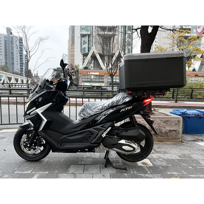 사이클론 26년식 알티원 RT1 PCX125 UHR125 NMAX형 배달오토바이 출퇴근 오토바이, 블랙, 실속형