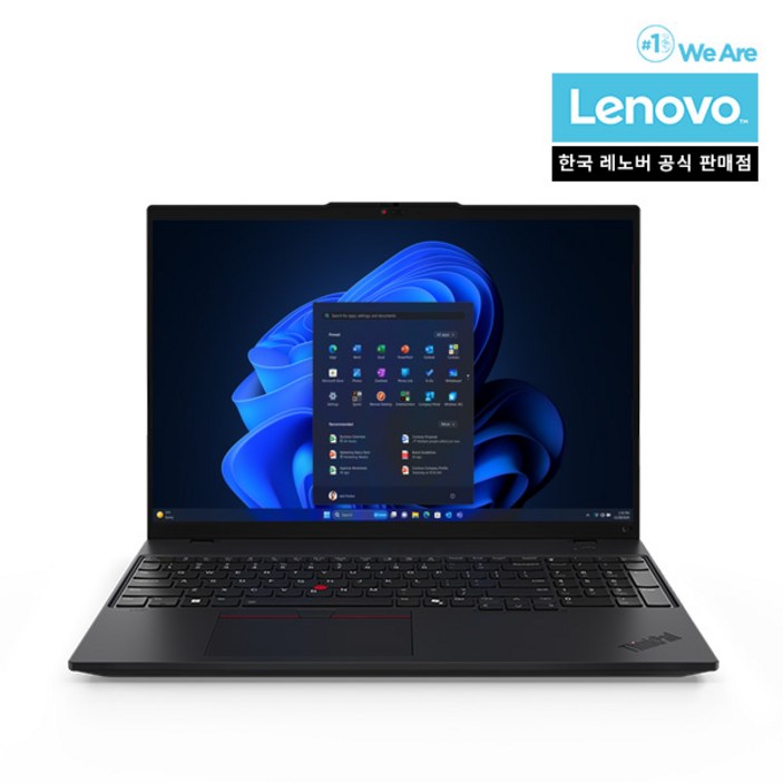 레노버 씽크패드 L16 G1 21L3003YKD 14세대 ULT5 125H/16GB/512GB/Free Dos 이어버드이어폰 마우스증정, 21L3003YKD, Free DOS, 16GB, 512GB, 블랙