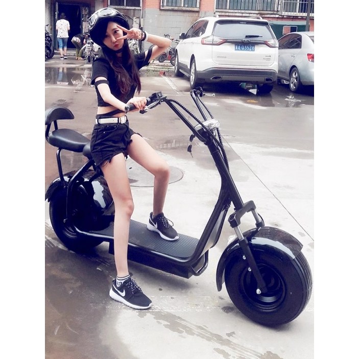 전동 스쿠터 오토바이 성인 와이드 타이어 대형 출퇴근  배달 전기차