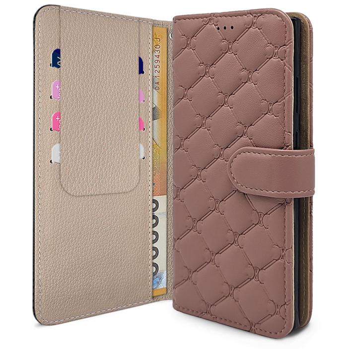 아리움 샤를렌 지갑형 카드 분실방지 액정보호 덮개 가죽 다이어리 케이스