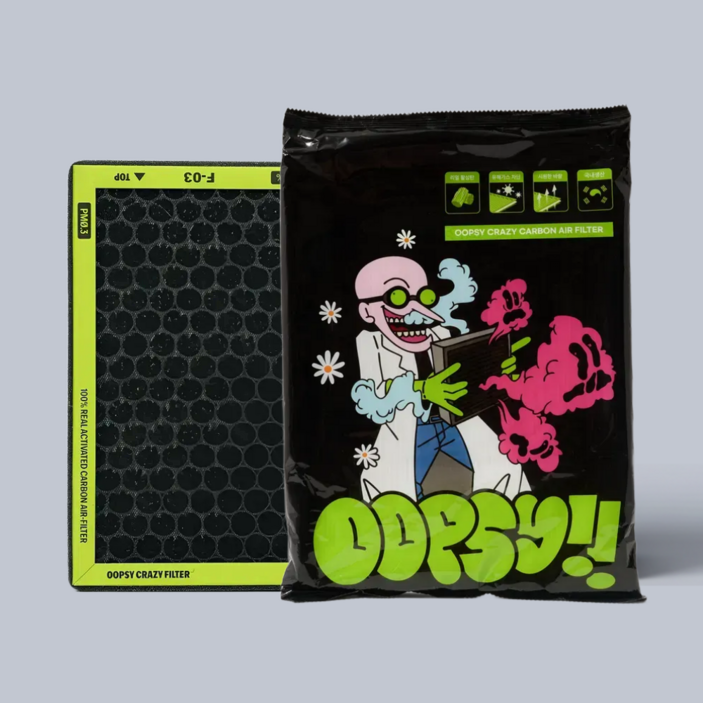 웁시 0.3PM 차량용 리얼 활성탄 에어컨 필터, 1개, F11