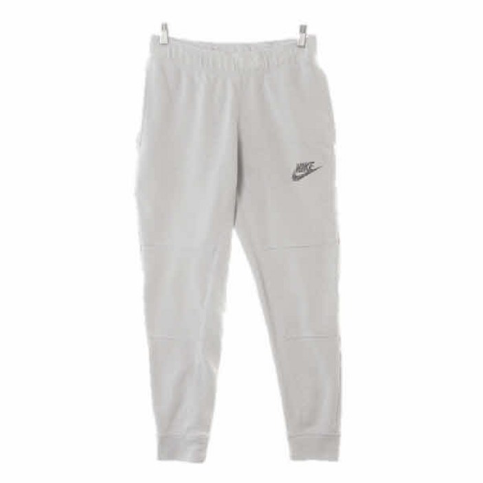 9256 NIKE브릴리언트화이트 프린팅 면혼방 보카시로고절개조거팬츠 [M]