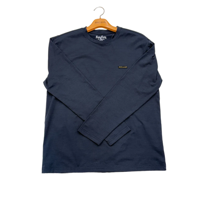 뱅뱅 기본 라운드 긴팔 티셔츠 NTM240 BTM240