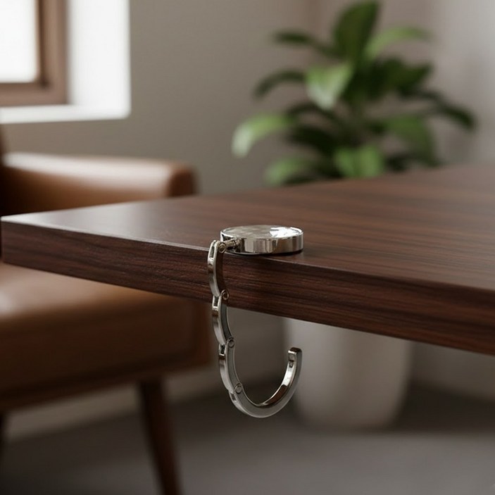 큐빅 카페 책상 휴대용 가방걸이