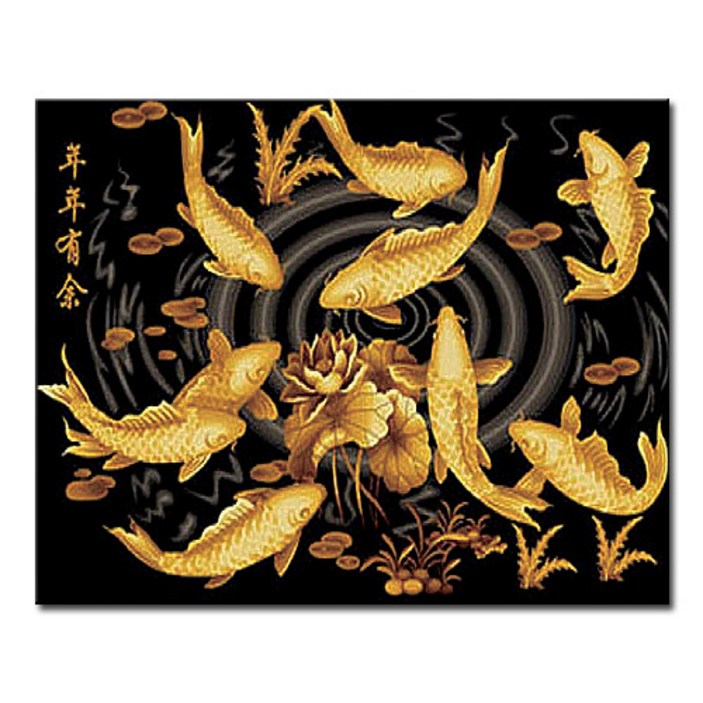 DIY캔버스페인팅 명화그리기 유화 그림 세트 액자