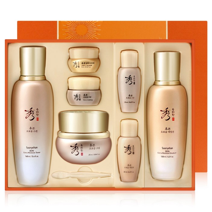 수려한 본 초보습 3종세트 여성 스킨로션크림, 1개