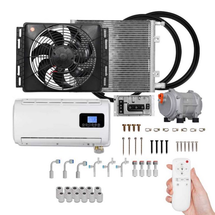 차량용 무시동 에어컨 대형 이동식 12V 트럭 무시동에어컨