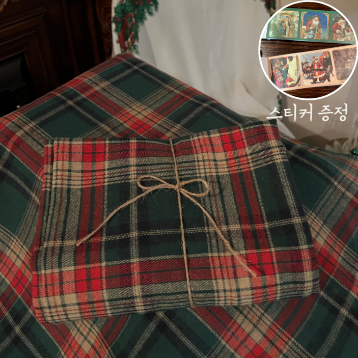 크리스마스 테이블보 홈파티 연말파티 감성캠핑 식탁보 2인 4인 6인
