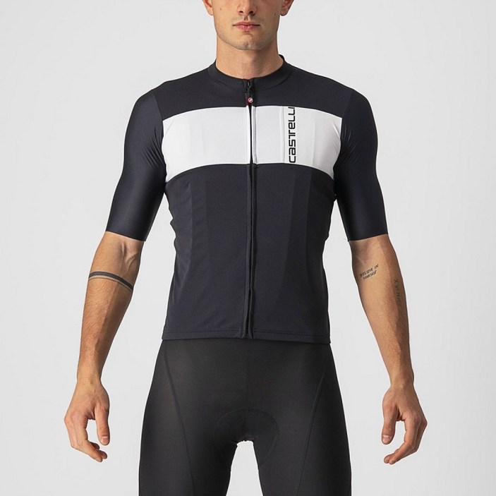 Castelli 반팔져지 프롤로고 7 라이트블랙실버그레이아이보리