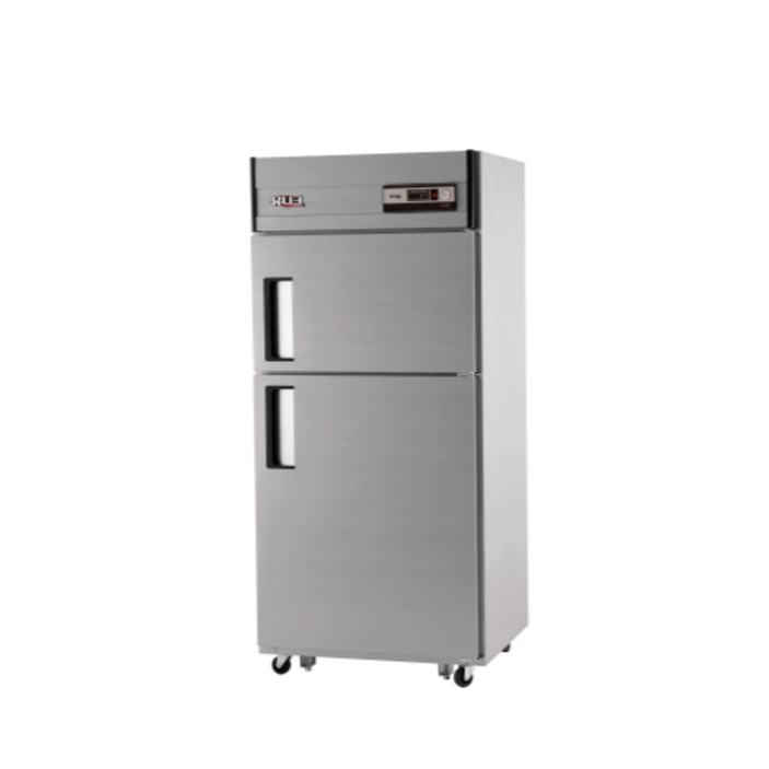 1인가구냉장고 [유니크대성] 30BOX-(1/3도어A) 내부스텐 올냉동(냉동2칸) UDS-30FAR 아날로그 직냉식 업소용냉장고
