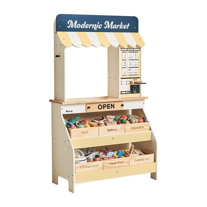 키앤비 모더닉 마켓놀이 세트, 옐로우, 색상선택옐로우