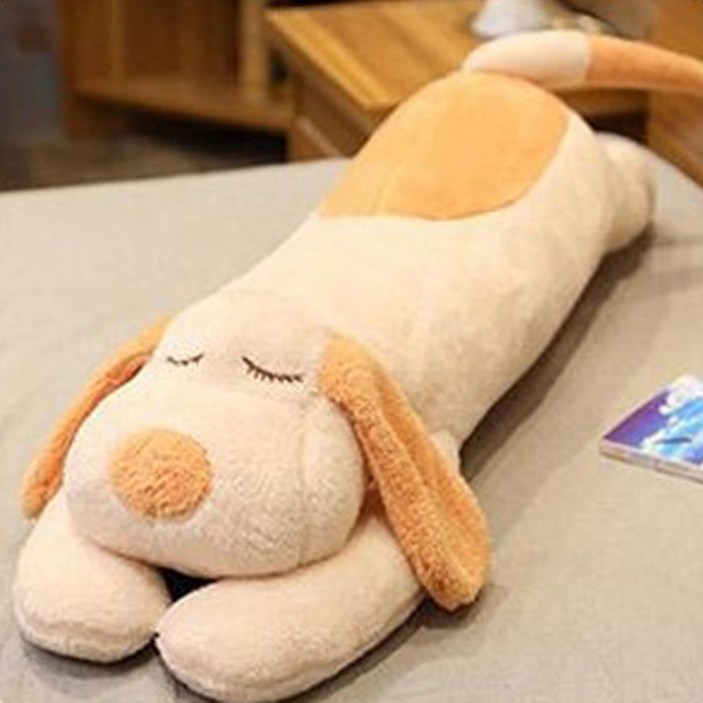 도림 귀여운 강아지 인형 안고자는 바디필로우