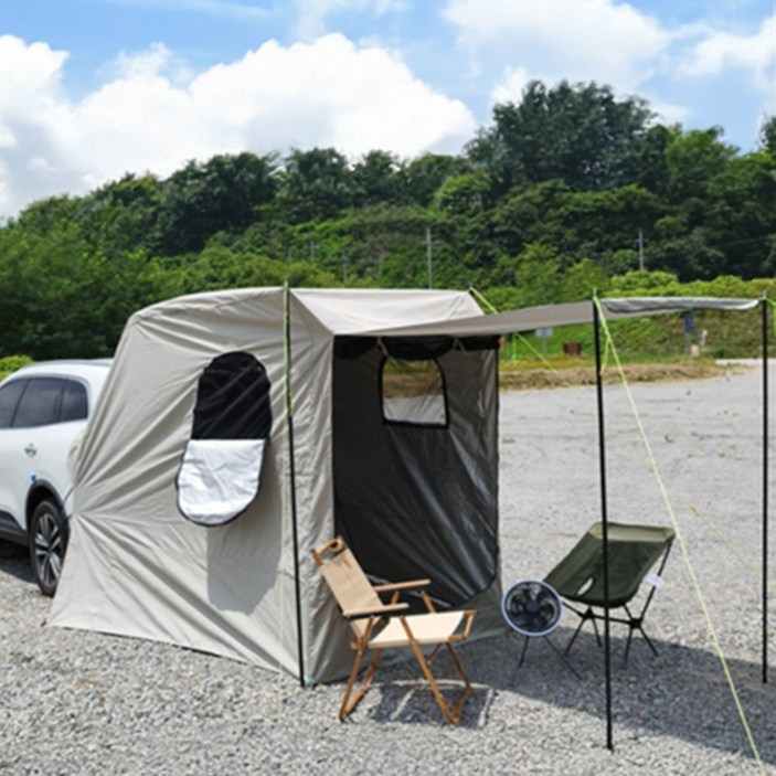 위드차차차 차박텐트 도킹텐트 꼬리 차량용 텐트 카 쉘터 스텔스 카크닉 SUV 레이 캐스퍼 코나 싼타페 스포티지 투싼 팰리세이드 쏘렌토 카니발 실버베이지 확장형