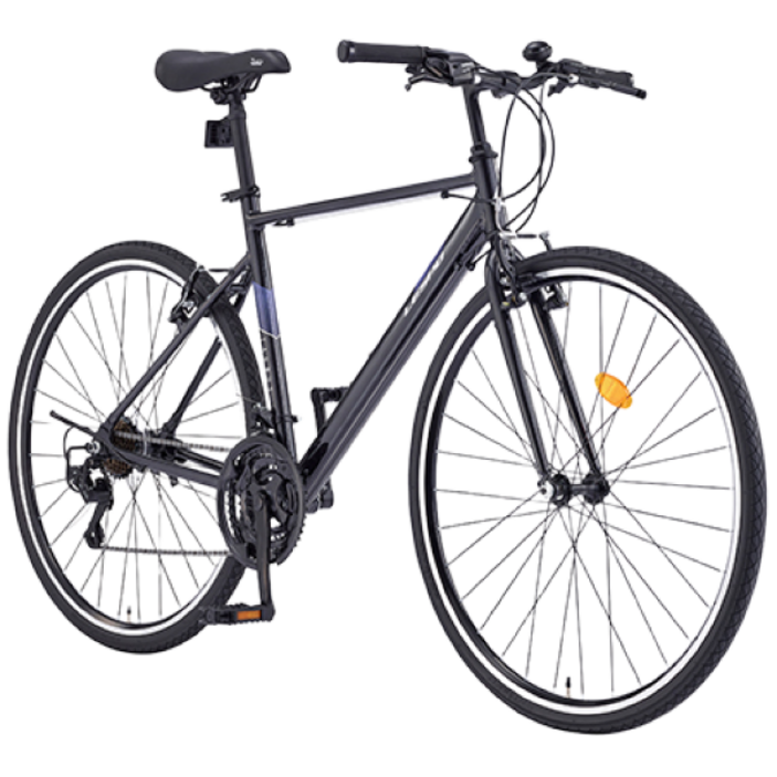 삼천리 2025 완조립 700C 토러스 21단 생활용 스포츠 하이브리드 자전거, 화이트