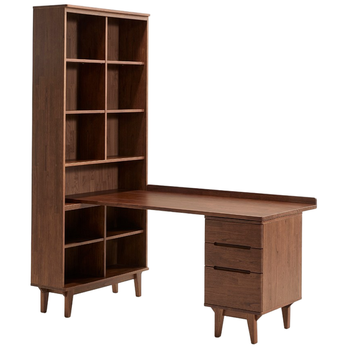 핀란디아 오로라 월넛 조합형 900책상세트, 단품