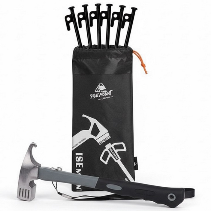 코지웨이 고강도 단조팩 8p + 캠핑 망치 세트