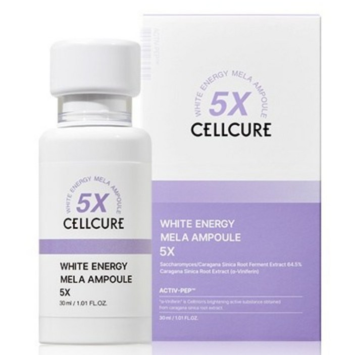 셀트리온 셀큐어 화이트 에너지 멜라앰플 5X 30ml 기미앰플+마스크팩 1매, 30ml, 1개