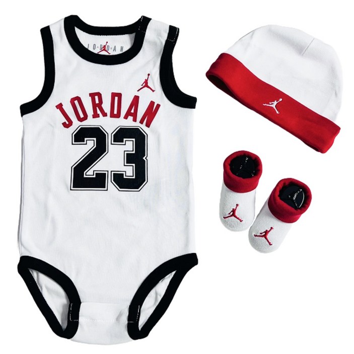 나이키 정품박스포장 조던 베이비 우주복모자양말 세트 백일선물 출산선물