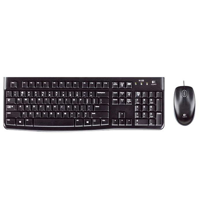 로지텍 데스크탑 유선 키보드 마우스 세트 MK120 New 로지텍 데스크탑 유선 키보드 마우스 세트 MK120 New