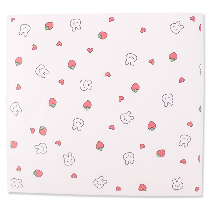 아이엔피 다용도 디자인 미니 코팅깔지 베리토끼 16.5 x 18cm