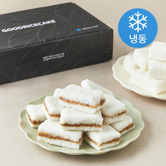 착한떡 달콤한우유백설기 10개입 + 우유백설기 10개입 (냉동)