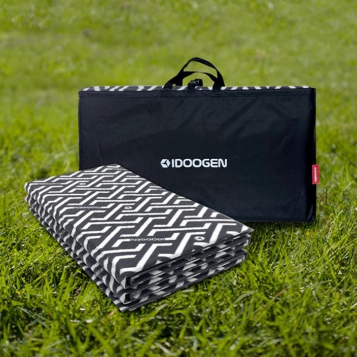 아이두젠 폴딩 패턴 후리스 접이식 캠핑 매트