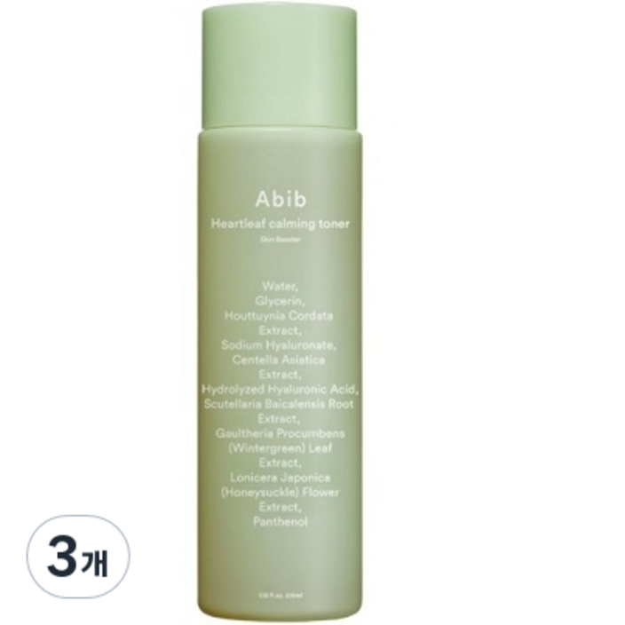 아비브 어성초 카밍 토너 스킨부스터, 200ml, 3개