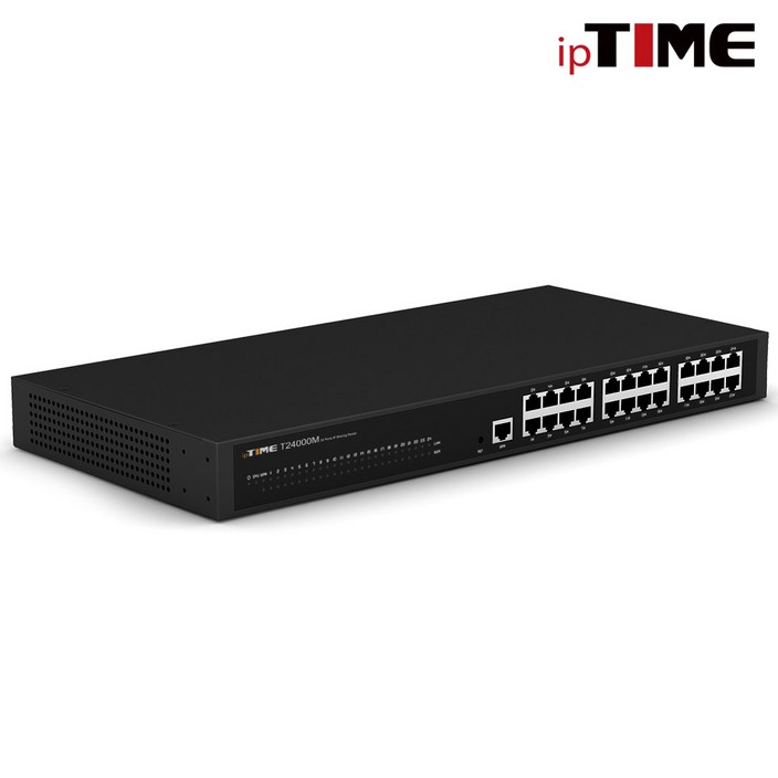 IPTIME T24000M Giga LAN 24포트 유선공유기, 1개