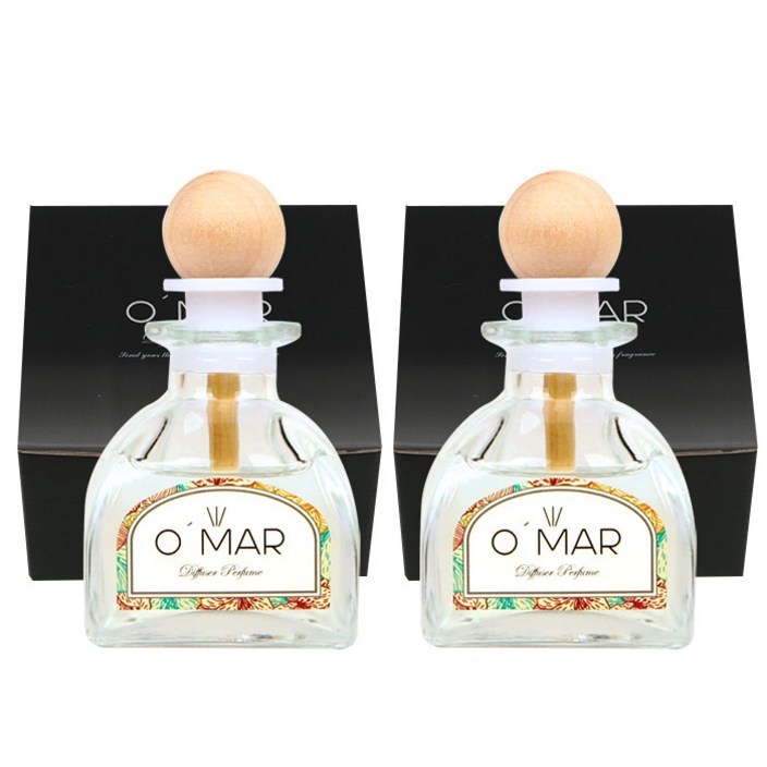 오마르 차량용방향제 디퓨저 50ml 1+1(2개) 자동차디퓨저/자동차방향제