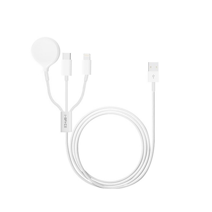 iSPACE 애플워치 3in1 마그네틱 USB 충전기 케이블 SPACEAC1