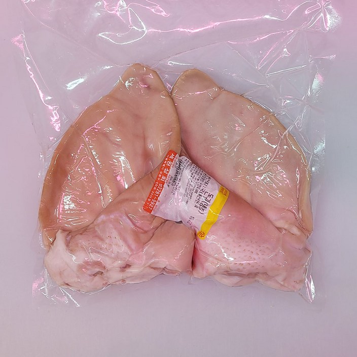 당일도축 한돈 귀 1마리분 최소중량 500g 돼지 귀 돈귀 당일도축 한돈 귀 1마리분 최소중량 500g 돼지 귀 돈귀