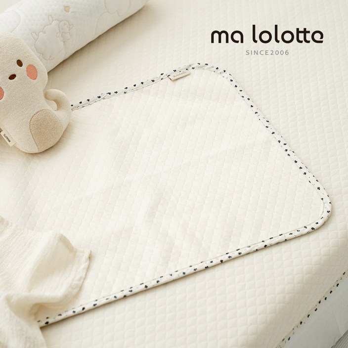 마롤로뜨 아기 방수패드 건조기가능 양면 방수요 신생아 유아용