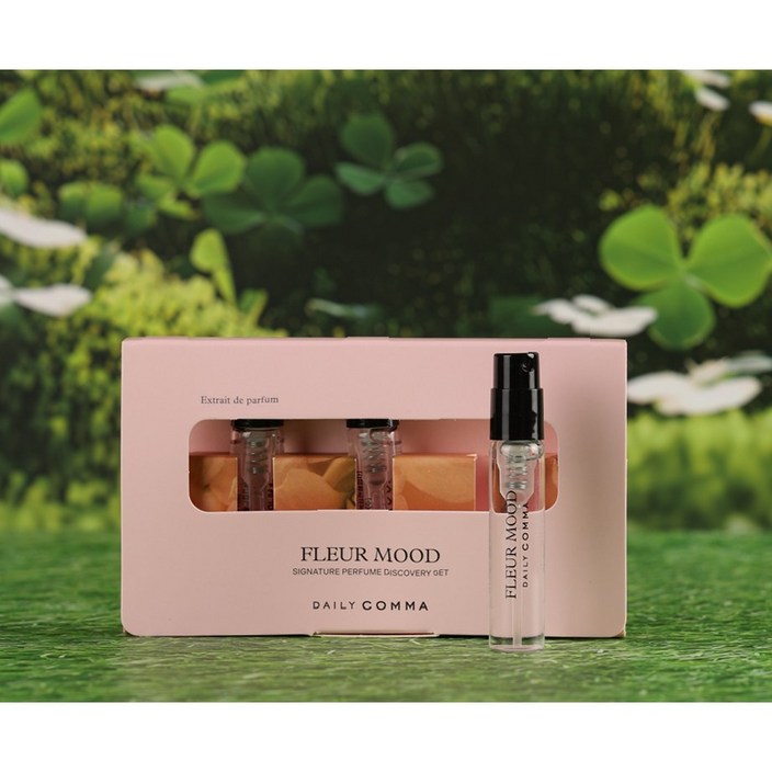 데일리콤마 시그니처퍼퓸 디스커버리세트(플레르무드) 3.3ml*3개입